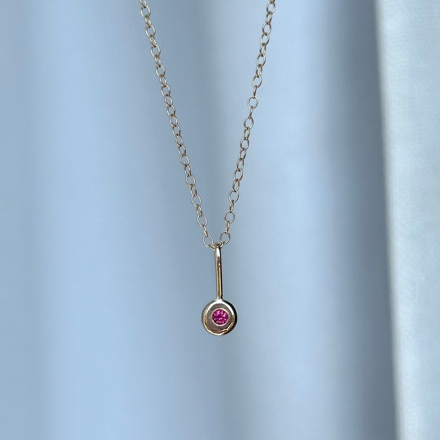 Birthstone Charm Necklace