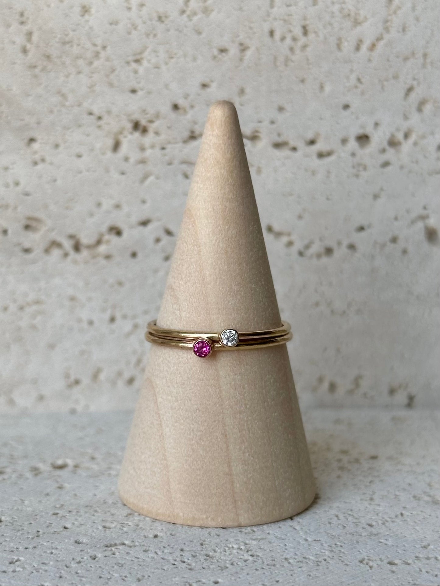 Mini Birthstone Ring