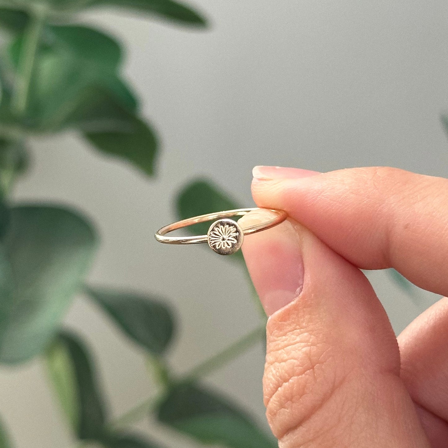 Birth Flower Ring