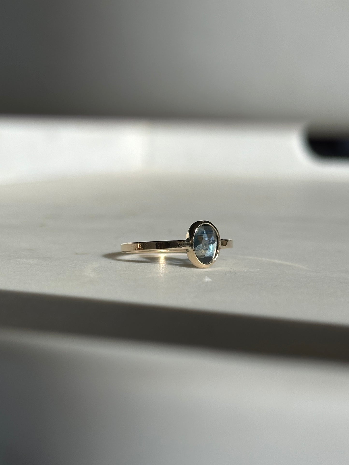 Oval Montana Sapphire Ring