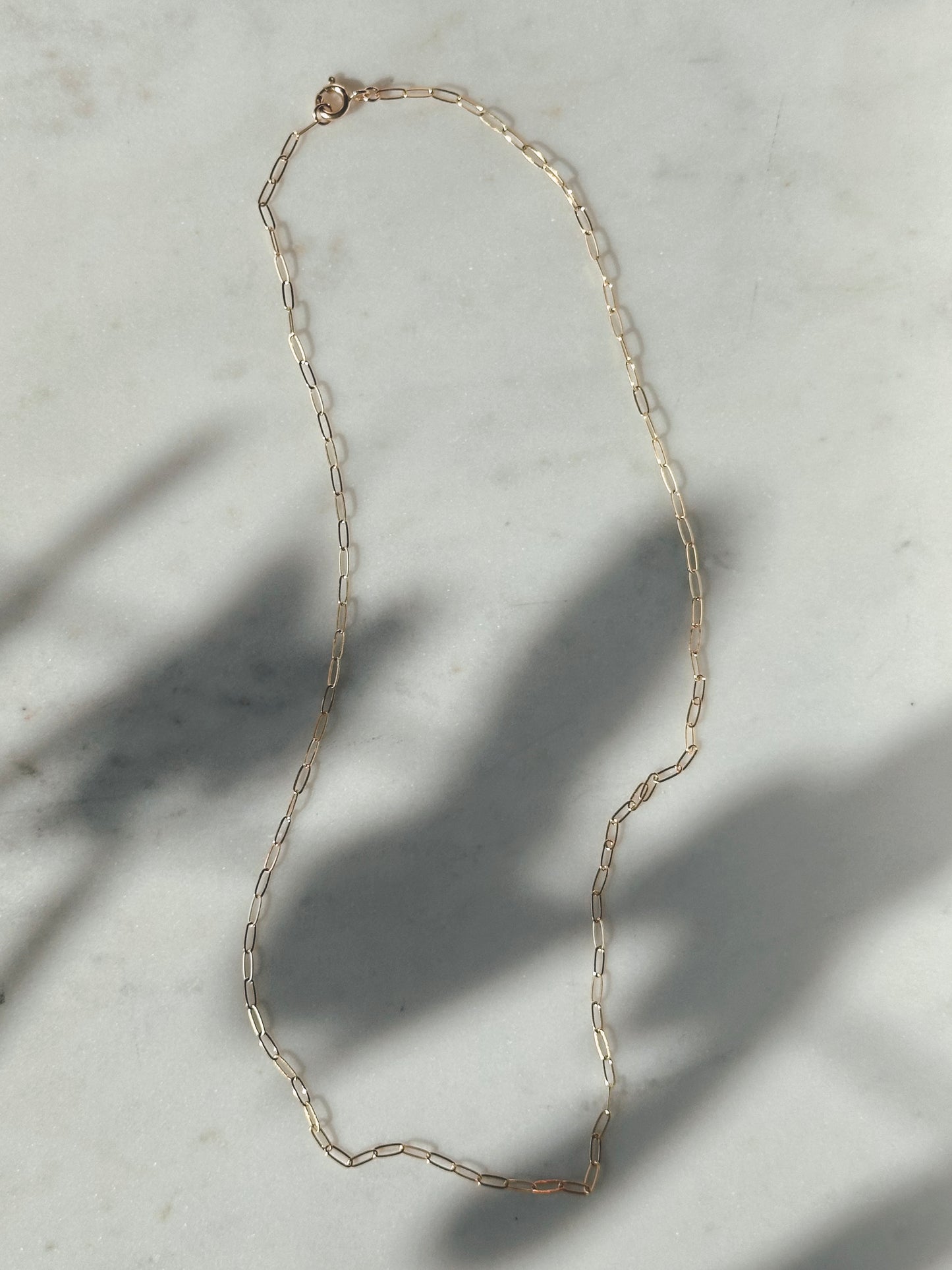 Paperclip Link Necklace