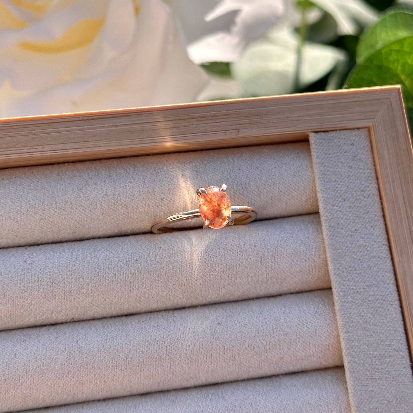 Sunstone Ring - Size 8