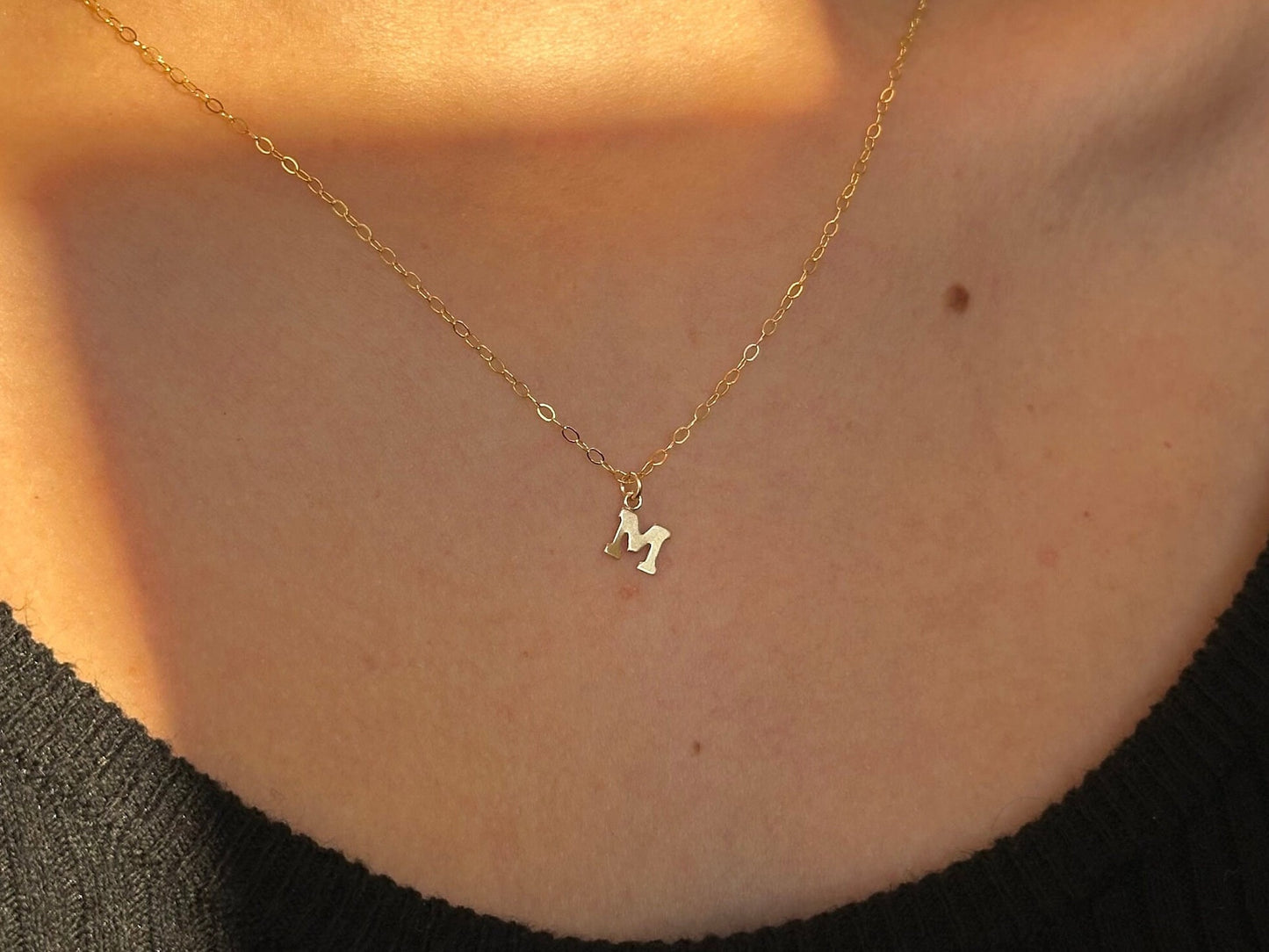 Initial Charm Necklace